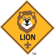Lion den badge